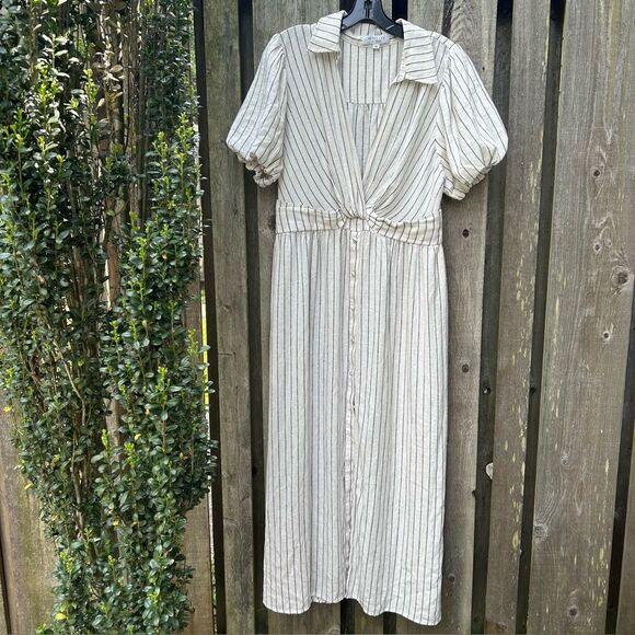 Derek Lam 10 Crosby Knot Waist Shirt Dress Size 48 XL - Picture 5 of 11